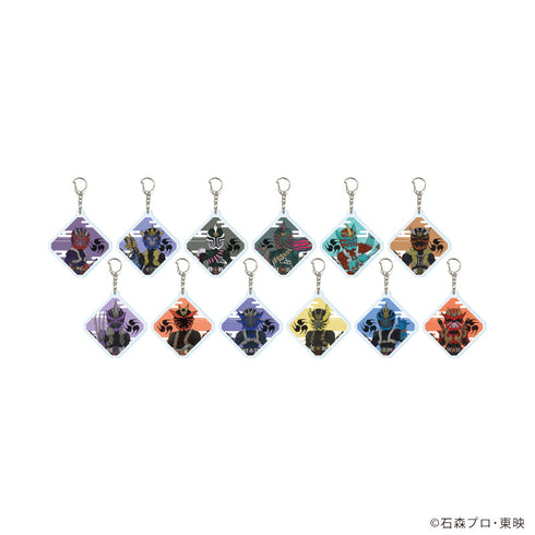 『仮面ライダー響鬼』アクリルキーホルダー01/コンプリートセット(全12種)(グラフアートイラスト)